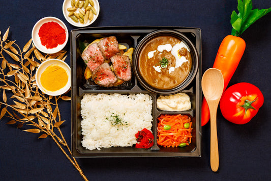 千葉和牛カレーと千葉和牛ステーキ